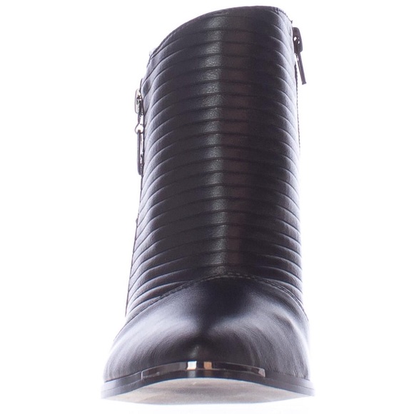 G by Guess Mayko Black Moto Pointed Toe Booties - Picture 2 of 14